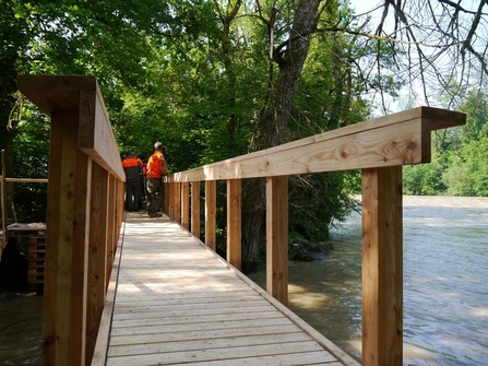 Brücke im Bau